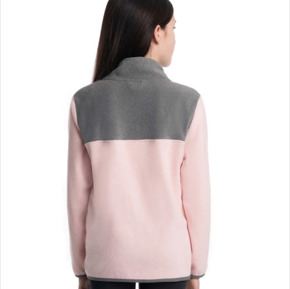 Puma Pink Polar Fleece Quarter Zip Size S & L - Picture 2 of 9